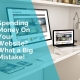 spending money on your website?