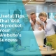 useful tips that will skyrocket your website's success