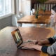 Woman talking on her laptop via zoom