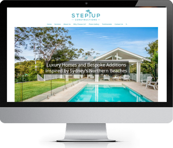 Step up website design