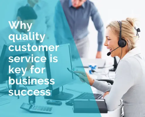 Customer service for ensuring quality